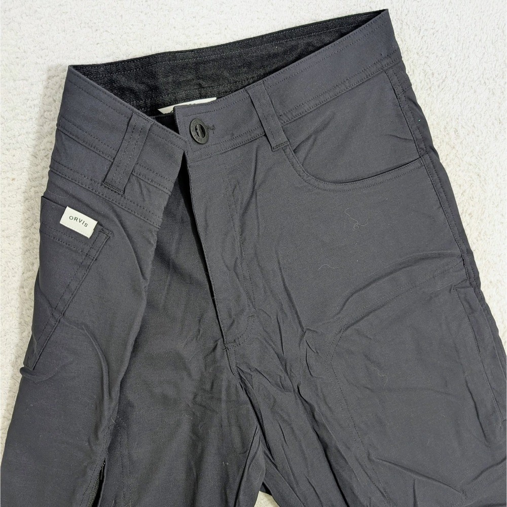 NEW Orvis Mens Fleece Lined Tech Pants Khaki Hiking Outdoor Cargo Gorp 32x30